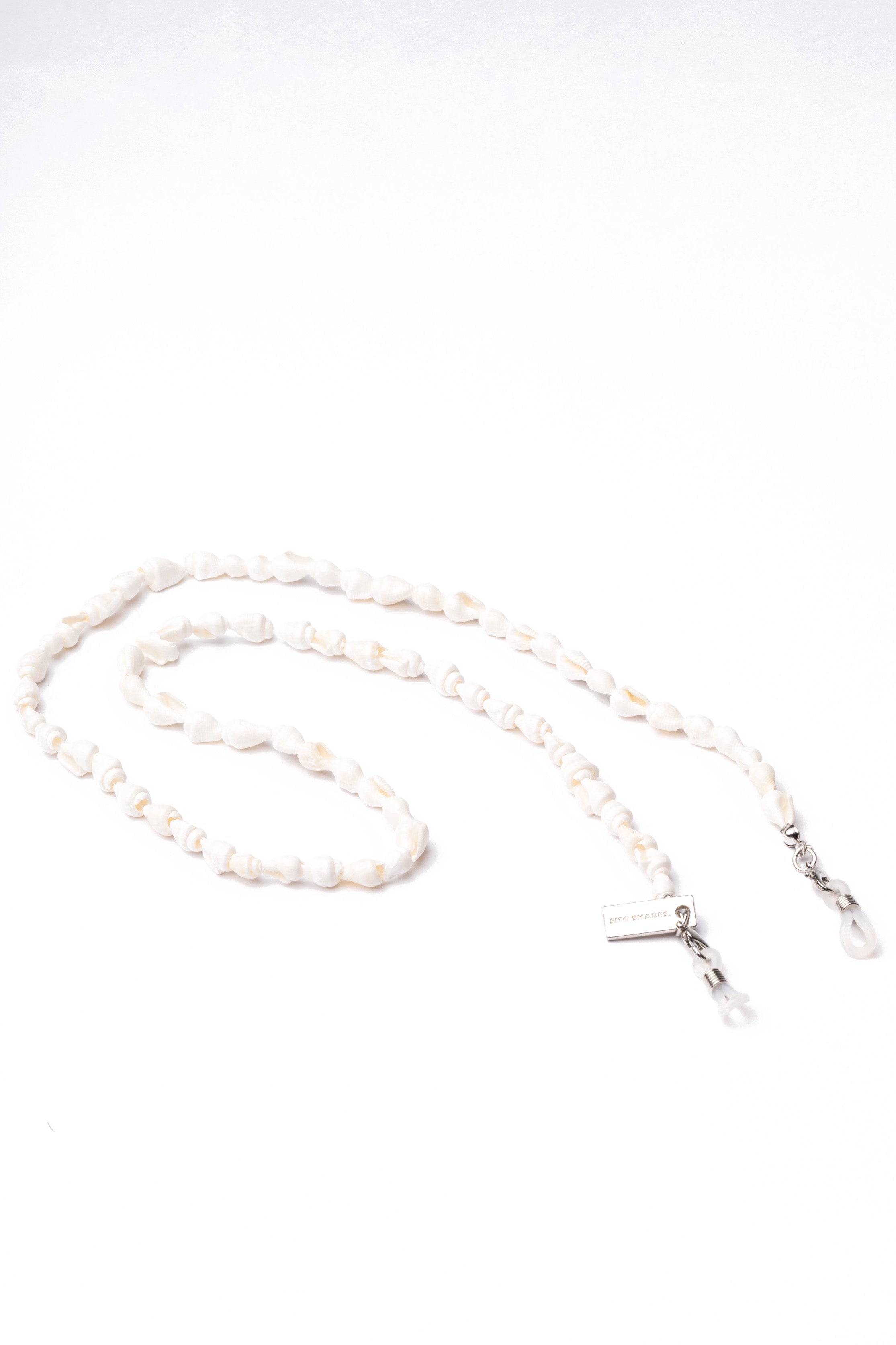 WHITE SHELL SUNGLASSES CHAIN