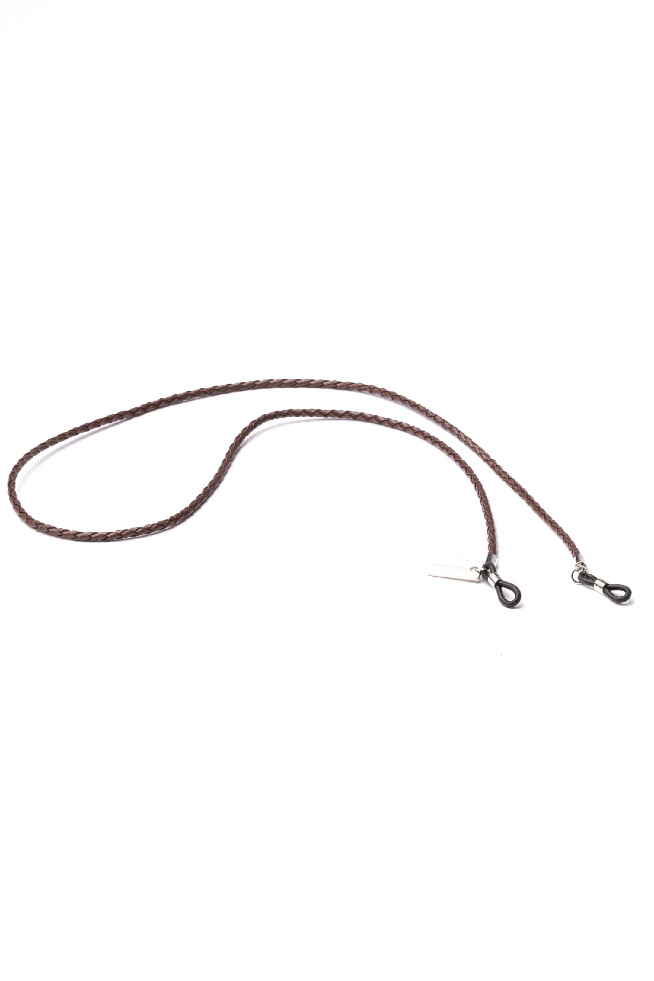 BRAIDED LEATHER SUNGLASSES CHAIN