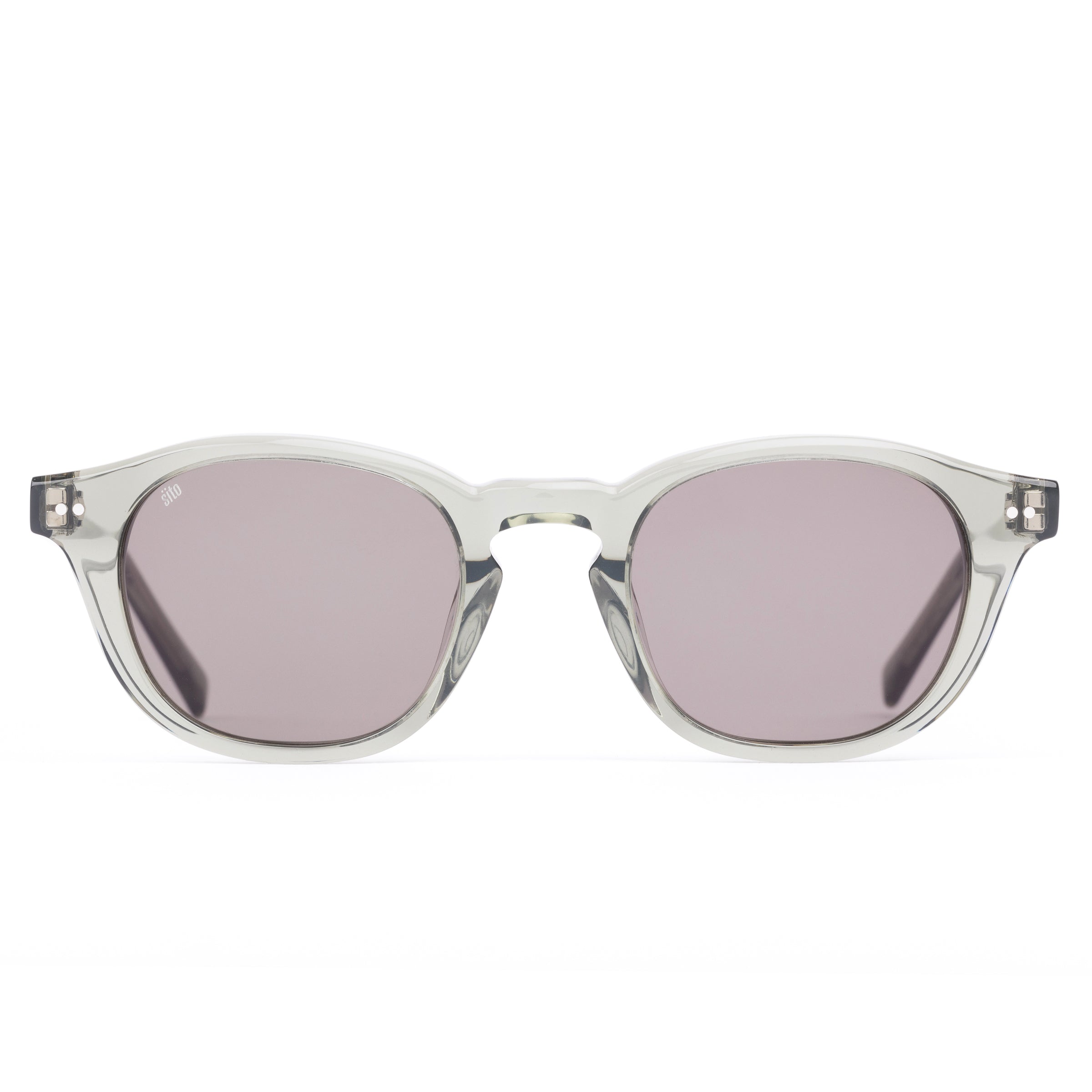 Sito Shades Elio Mens Sunglasses handcrafted from Plant Based acetate in Nori colour - front view