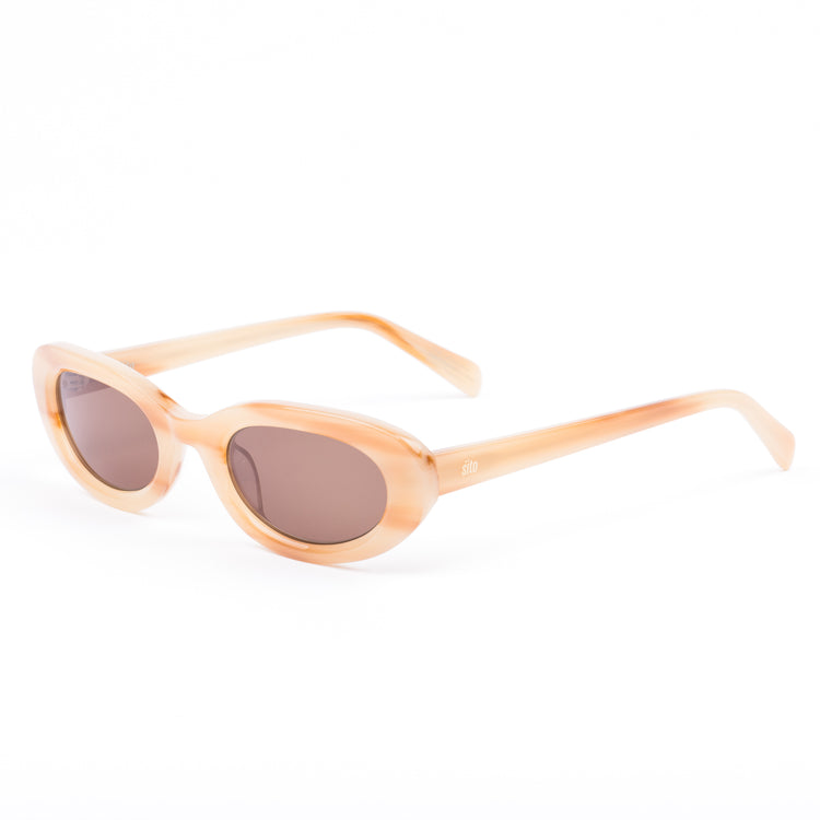 Sito Shades Australian Designed Women's Sunglasses Frame Lourdes in Havana Lotus Plant Based Acetate 