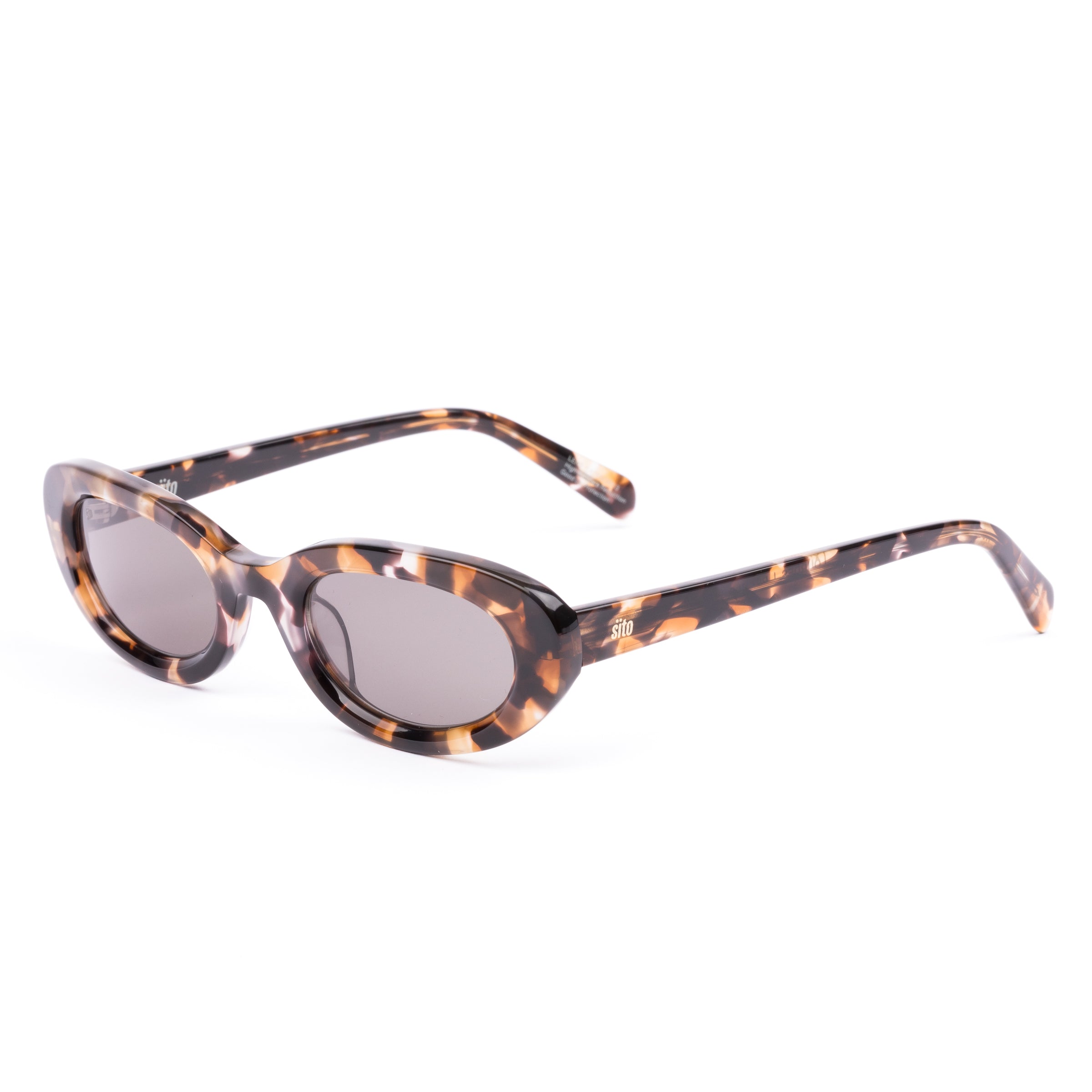 Sito Shades Australian Designed Women's Sunglasses Frame Lourdes in Pebble Tort Plant Based Acetate 