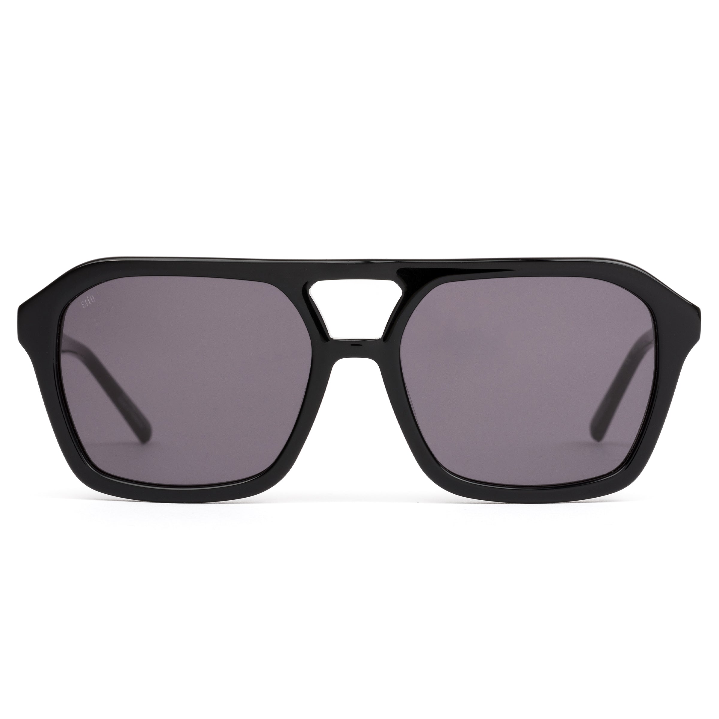 2 Pairs Mens Black Versatile Classic Sunglasses Casual Pc Round Large Frame  Sunglasses Black Glasses Case | Free Shipping New Users | Temu Australia