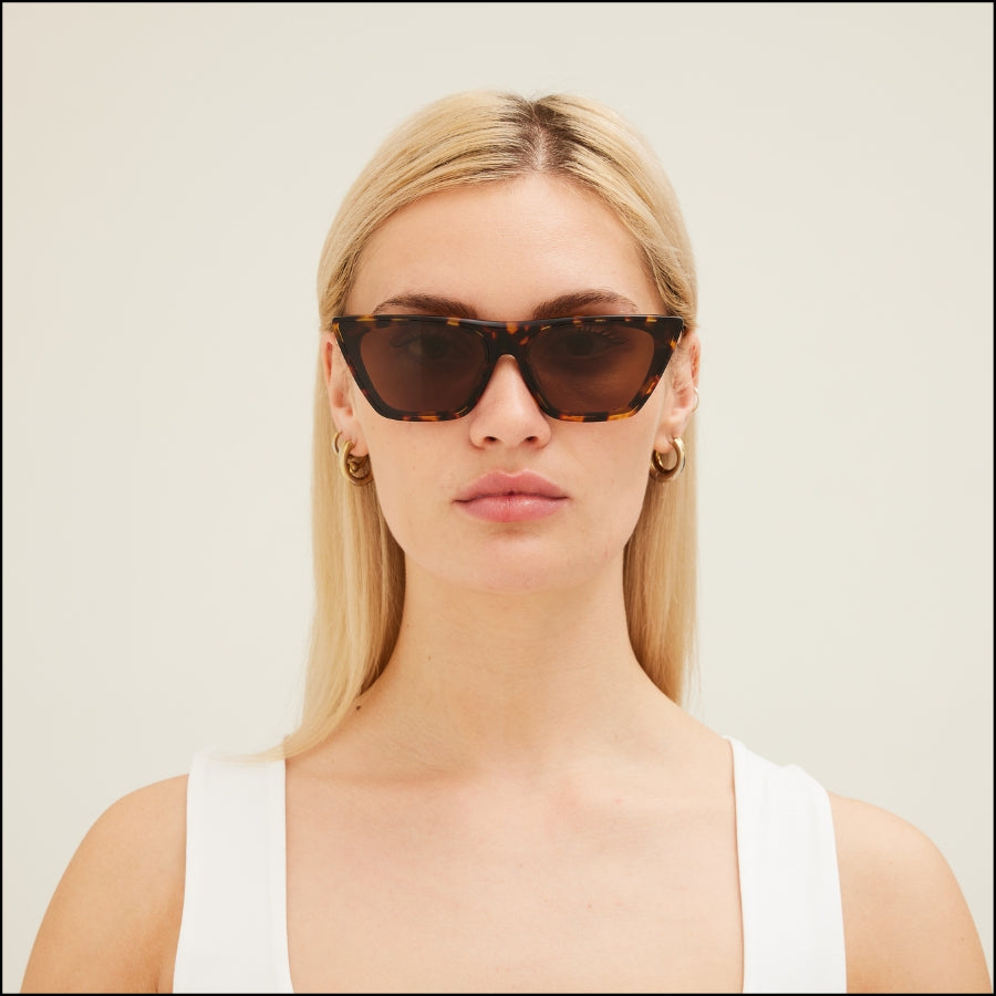 Hand crafted plant based acetate fashion sunglasses for women